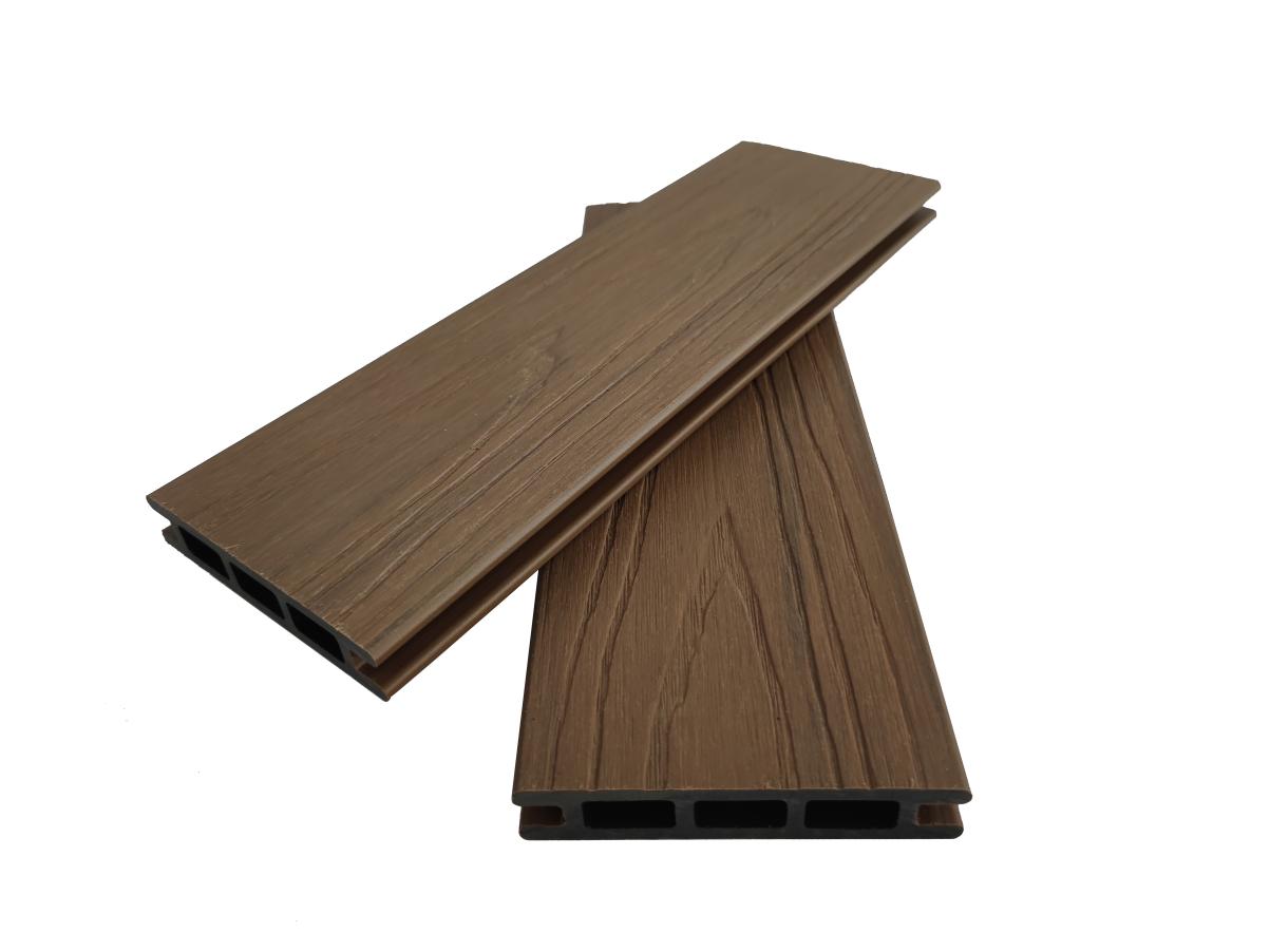 Hot sale Co-extrusion DIY fencing  hollow 3 square holes 100×19.5mm natural appearance durable for outdoor decoration privacy garden Featured Image