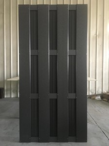 Tradycyjne ogrodzenie z solidnego, hurtowego, kompozytowego ekranu o wymiarach 150 x 8 mm, odpornego na warunki atmosferyczne kompozytowego ogrodzenia ogrodowego wpc