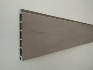 Heißer Verkauf Coextrusion DIY Zaungitter hohl 5 quadratische Löcher 151x20mm natürliches Aussehen wetterbeständig für Außendekoration