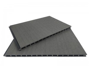 Co-extrusion bricolage clôture creuse 282x20mm 423x20mm facile à installer décoration moderne imperméable durable pour l'extérieur