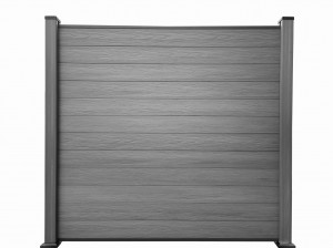 Heißer Verkauf Coextrusion DIY Zaungitter hohl 5 quadratische Löcher 151x20mm natürliches Aussehen wetterbeständig für Außendekoration