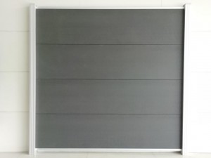 Co-extrusion bricolage clôture creuse 282x20mm 423x20mm facile à installer décoration moderne imperméable durable pour l'extérieur