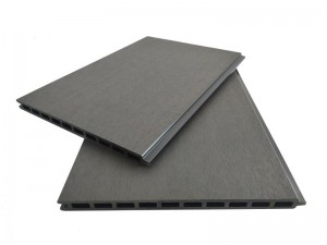 Co-extrusion bricolage clôture creuse 282x20mm 423x20mm facile à installer décoration moderne imperméable durable pour l'extérieur